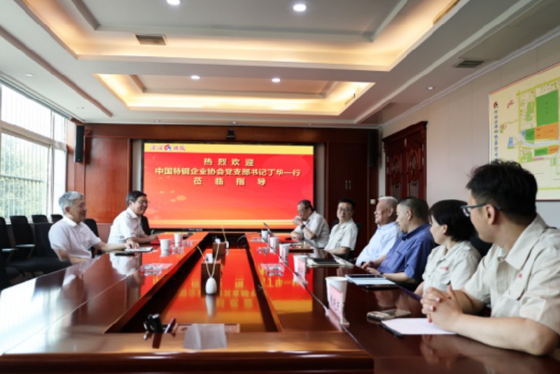 中國(guó)特鋼企業(yè)協(xié)會(huì)書記丁華蒞臨濟(jì)源鋼鐵調(diào)研指導(dǎo)